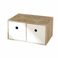 Stackable Desk Drawer Minimalist design Stackable Drawer Cabinet Multi-Purpose Rounded Corners for Study Room, Bedroom, shelf