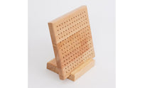 Natural Wood Crochet Blocking Board Metal Pins Wooden Blocking Board Upright Stand Craft Tool Precise Grid