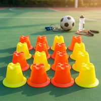 Color Cone Training Cone Triangular Marker PE 10cm For Soccer Practice