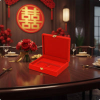 Matrimony Bar Presentation Box Bar Presentation Box Hinged Lid Gift Packaging Wear Resistant Display Case