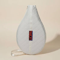 Waterproof Quilted Racket Shoulder Bag Long-Lasting Tennis Racket Bag for Adults