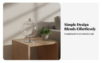 Pedestal Base Acrylic Storage Jar Transparent Clear Storage Jar Easy to Clean Unbreakable