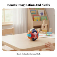 Early Education Brain-Teaser Ball Coins Bank Develops Spatial Skills Brain-Teaser Assembly Ball Reusable Fun for Children 3+, Kids