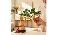 Gourd Tree Feng Shui Gourd Tree with Stand Prosperity Tabletop Sculpture for Office