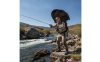 Adjustable Foldable Backpack-Mounted Umbrella Portable Handshands-Unencumbered Umbrella with Harness Wearable Rain Canopy with Shoulder Straps for Farmers, Hikers, Anglers, Farming, Outdoor Work, Hiking, Fishing