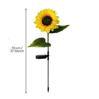 Solar Blossom Light Realistic Engineered LED Blossom Stake Light-Sensitive switch/Off Outdoor Lighting for Garden, Patio, Pathway
