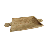 Wooden Serving Tray with Handles Easy to Carry for Kitchen