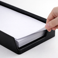 File Organizer for Office Desk, Stackable Pull Out Document Tray A4 Paper Modular Workspace Organization Storage