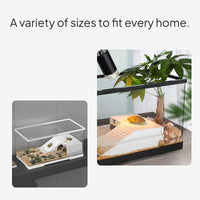 Acrylic Turtle Habitat with Basking Deck & Water Circulation