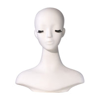 Long Neck Head Bust Featureless Mannequin Head with Shoulders