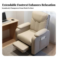Ergonomic spine supportrest Upholstered rotate Armchair Comfortable Seating Upholstered Rolling Vanity Chair Adjustable Height Office Furniture Modern Minimalist Design for Students, Young Adults, Remote Workers, Bedroom, Dorm Room, Study Area