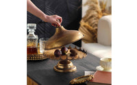 Decorative Metal Tray Ornamentally Shaped Decor Piece Styling