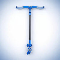 Aluminum Alloy Rod Stand Portable Double Rod Rest Telescopic Fishing Pole Bracket Rustproof Telescopic Pole Holder Anti-Slip