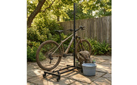 Bike Vertical Stand Stand Adjustable Upright Bike Stand Mobile for Cyclists, Garage