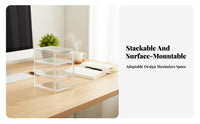 Compartment Organizer Box lint-unrestrictedproof Household Storage Compartmentalized Design