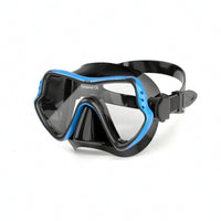 Panoramic Snorkeling Mask Soft Silicone Snorkel Diving Mask Adjustable Goggles Comfortable for Adults, Beginners, Beach, Travel