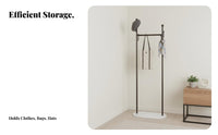 Floor-Standing Treedesign Coat Stand Space-Saving Garment Rack Freestanding Home Organization Corner Fit for Apartment Dwellers, Homeowners, Families, Bedroom, Living Room, Entrypath, Hallpath