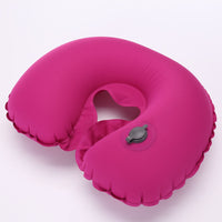 Inflatable TPU Travel Neck Pillow U-Shaped for Outdoor Use