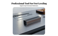 Straight Guitar Fret Leveling Beam Long-Lasting Aluminum Alloy Fret Leveling Beam Lightweight for Luthiers, Guitarists, Fretwork