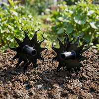 Soil Loosening Wheels Thickened Tilling Attachment Wheels Multi-Pronged Soil Loosener for Gardeners, Small Farms, Flower Beds