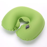 Inflatable TPU Travel Neck Pillow U-Shaped for Outdoor Use