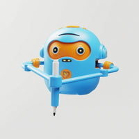 Screenunplugged Drawing Robot with Cards Hands-on Drawing Robot Child-Friendly Toy Educational Method for Classroom