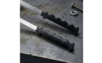 Textured Grip Wrench Extender Black Handle 50 Cm Wrench Extender Long Straight Tool Accessory Hardened Steel