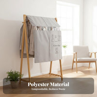 Washable Clothes Rack Dust Cover Clear Window Garment Rack Cover Easy to Clean for Homeowners, Students, Bedroom, Dorm Room, Basement