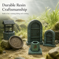 Miniature Resin Farmhouse Decor for Micro Landscape & Succulent Planters