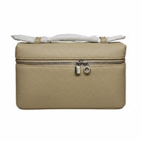 Light Luxury Box Handbag Pebble Grain Texture Hard Shell Crossbody Bag Silver Buckle Structured Shape Easy to Clean for Women, Daily Outing, Shopping, Travel