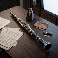 Beginner B-Flat Clarinet Student Clarinet Long-Lasting Woodwind User-Friendly for Students, Children, Performance