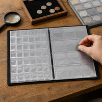 Coin Collection Album with Mixed Pockets for 270 Coins