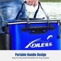 Fish Carrier Bag with Pump, Integrated Handheld Fishing Bucket, Rechargeable Aerator, Durable Thickened Material, Outdoor Use
