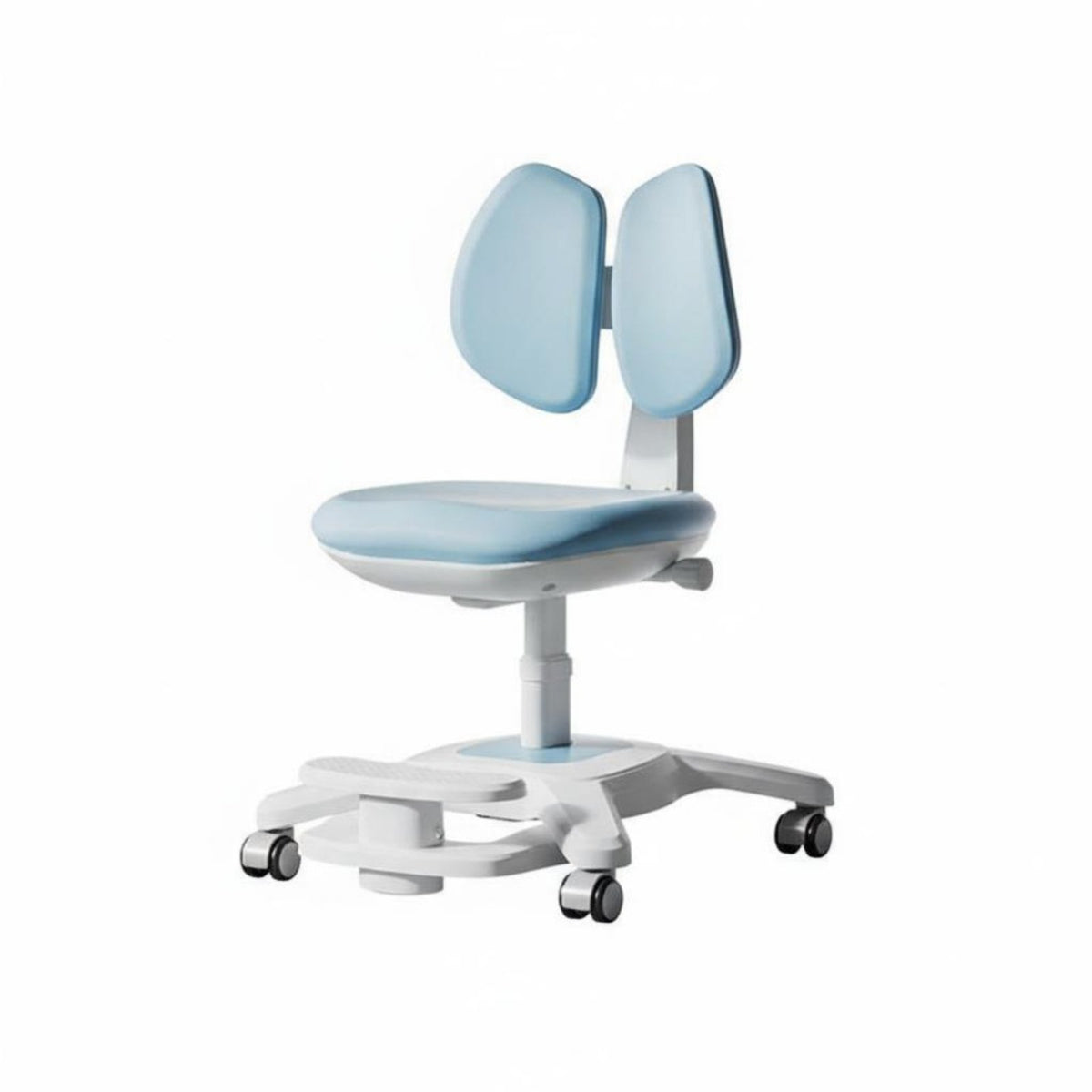 Height Adjustable Ergonomic Student Posture Chair Adaptive Double spine supportrest Ergonomic Splitspine support Chair Stable Base children's Furniture Soft Padded for Students, Kids 6-12, Parents, Studying, schoolwork, Study Room, Bedroom