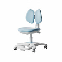 Height Adjustable Ergonomic Student Posture Chair Adaptive Double spine supportrest Ergonomic Splitspine support Chair Stable Base children's Furniture Soft Padded for Students, Kids 6-12, Parents, Studying, schoolwork, Study Room, Bedroom