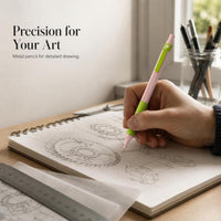 Professional Metal Mechanical Pencil for Drawing and Sketching, 0.3/0.5/0.7mm Lead, High-Value Design