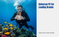 Waterproof Phone Case, Universal for iOS and Huawei Mate Series, For Underwater Photography, Swimming, Diving