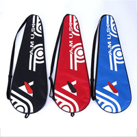 AMUSI Thickened Waterproof Badminton Racket Bag for 1 or 2 Rackets