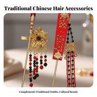 Warring States Design Headdress Set Intricate Features monarch's Consort Headwear Set Traditional Chinese Attire Hair Accessory
