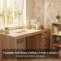Space-Saving Front-Facing young child book display Child-Safe children's Tiered Desk Rack Sturdy Construction Desktop Shelf Cute Design for young children, Parents, Nursery School educators, Bay sill, Playroom, Classroom, Living Room