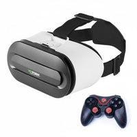 Immersive Experience Head Mounted VR Headset Wide Compatibility 3D VR Headset Comfortable Wear Mobile Device Add-on for Gamers, Gaming, Movie Watching