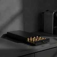 Coffee Capsule Storage Drawer Space-Saving Coffee Capsule Storage Box Sleek Sturdy for Espresso Drinkers, Kitchen Countertop