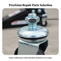 Heavy Duty Floor Lifting Device Universal Joint Floor Lifting Device Caster Wheel for Mechanics, DIY Enthusiasts, Garage, Workshop