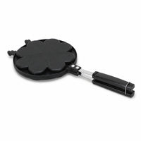 Heart Waffle Pan Compact Waffle Pan with Handle Waffler Lightweight Long-Lasting for Home Bakers, Breakfast, Brunch