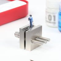 Mini Vise Knurled Knob Precision Vise Compact Mini Vice Clamp for Repair Work