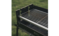 Adjustable Height Charcoal Grill with Side Shelves Foldable Charcoal Grill with Side Shelf Heavy Duty Long-Lasting for Families
