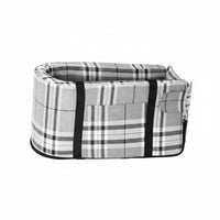 Foldable Car Console Pet Seat Versatile-Use Design Middle Console Dog Bed Detachable and Washable Dog Booster Car Seat Soft Padded for Cats, Small Dogs, Young Dogs, Road Trips