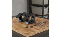 2 Pieces Easy Installation Quick Release Tool Clamp Heavy Duty Rubber Clamp Mount Wall Mount Tool Grip for Non-Road Enthusiasts, Garage, Truck Bed, Roof Rack, Workshop