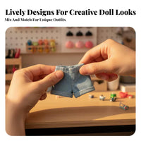 BJD Clothing Shorts butt-Hugging Design 1/6 Scale Doll Shorts Comfortable Material 1/6 Scale Figure Clothing for Hobbyists, Toy Photography,