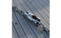 Compact Stainless Steel Boat Anchor Chain Swivel Connector Strong Articulated Connector for Yacht Rigging